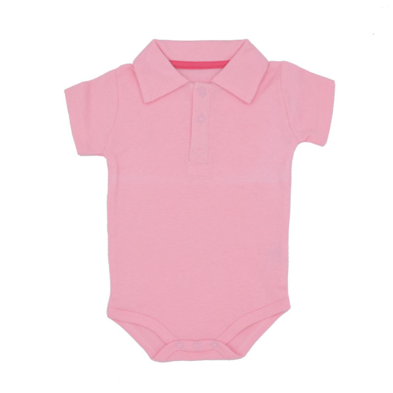 Lapel baby onesie