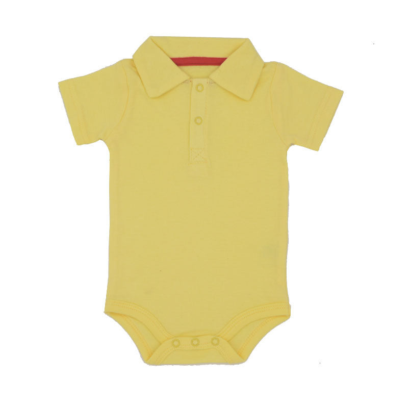 Lapel baby onesie